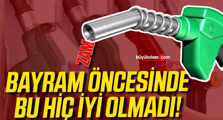 Bayram Öncesi Akaryakıta Zam!