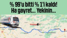 Sivas-Ankara Yüksek Hızlı Tren Hattı % 99 seviyesinde