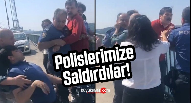 Bu vekiller görevi başındaki polislere saldırdılar