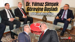 Sivas Valisi Dr. Yılmaz Şimşek Görevine Başladı