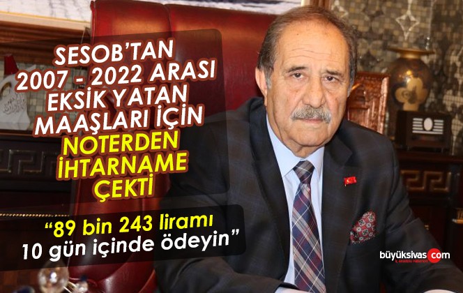 Beşir Köksal 2007 – 2022 yılları arasındaki eksik yatan maaşlarını talep etti