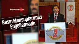 Basın mensuplarına yönelik engellemelere tepki