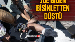 Joe Biden, bisikletten düştü