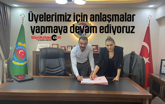 Üyelerimiz için anlaşmalar yapmaya devam ediyoruz