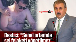 Destici: “Sanal ortamda sel felaketi yönetilmez”