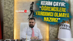 Sivas Emlakçılar Birliği Başkanı Kerim Çayır: “Öğrencilere yardımcı olmaya hazırız”