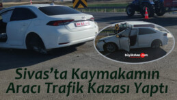 Ulaş Kaymakamı Selçuk Baş’ın Makam Aracı Trafik Kazası Yaptı