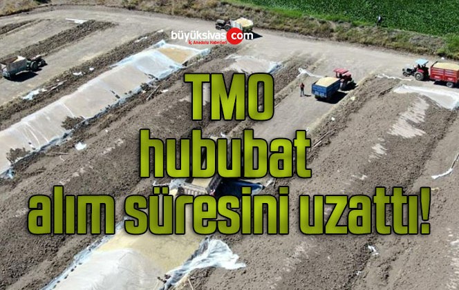 TMO, hububat alım süresini uzattı!