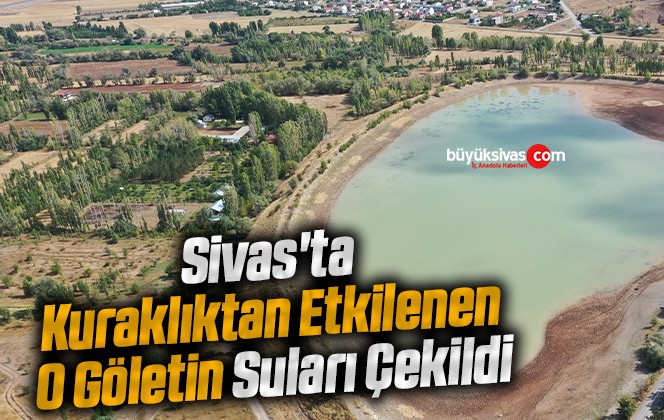 Sivas’ta Kuraklıktan Etkilenen O Gölet’in Suları Çekildi