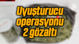 Uyuşturucu operasyonu: 2 gözaltı