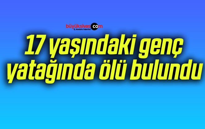 17 yaşındaki genç yatağında ölü bulundu