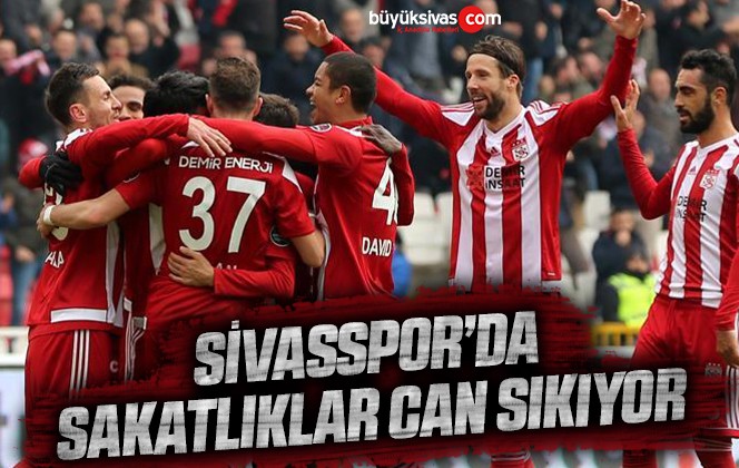 Sivasspor’da sakatlıklar can sıkıyor