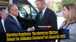 Cumhurbaşkanı Yardımcısı Oktay, Sivas’ta Alibaba Cemevi’ni ziyaret etti
