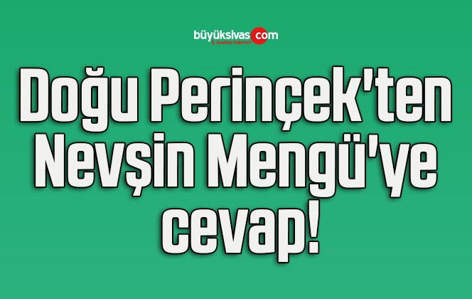 Doğu Perinçek’ten Nevşin Mengü’ye cevap!