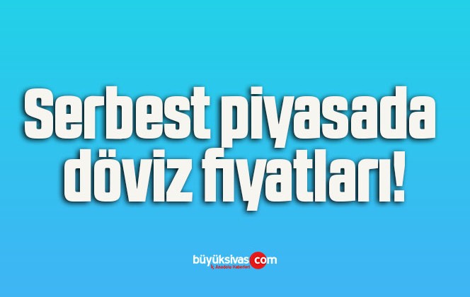 Serbest piyasada döviz fiyatları!