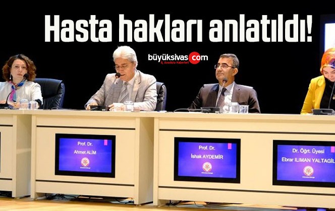 Hasta hakları anlatıldı!