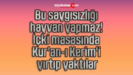 Bu saygısızlığı hayvan yapmaz!