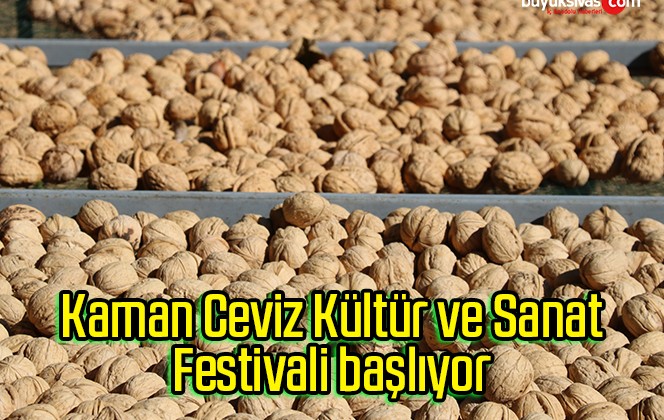 Kaman Ceviz Kültür ve Sanat Festivali başlıyor