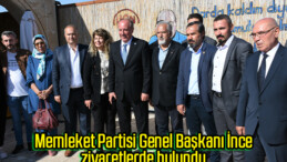 Memleket Partisi Genel Başkanı İnce, ziyaretlerde bulundu