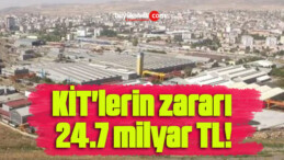 KİT’lerin zararı 24.7 milyar TL!