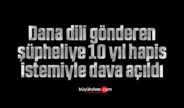 Dana dili gönderen şüpheliye 10 yıl hapis istemiyle dava açıldı