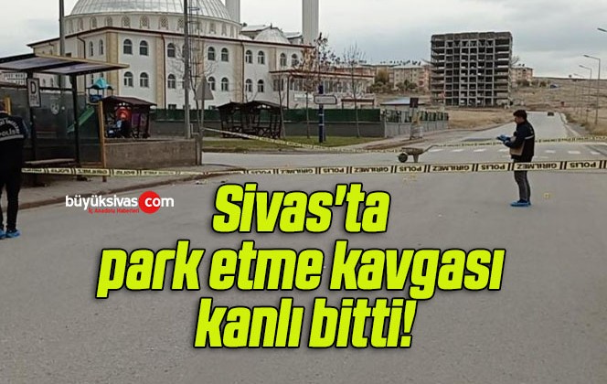 Sivas’ta park etme kavgası kanlı bitti!