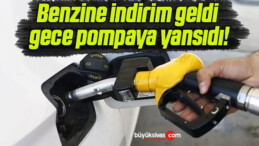 Benzine indirim geldi gece pompaya yansıdı!