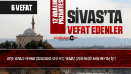 Sivas Aramızdan Ayrılanlar – Sivas’ta Ölenler -12 Aralık 2022