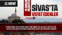 Sivas Aramızdan Ayrılanlar – Sivas’ta Ölenler -19 Aralık 2022