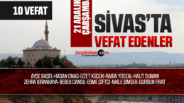 Sivas Aramızdan Ayrılanlar – Sivas’ta Ölenler -21 Aralık 2022