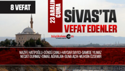 Sivas Aramızdan Ayrılanlar – Sivas’ta Ölenler -23 Aralık 2022