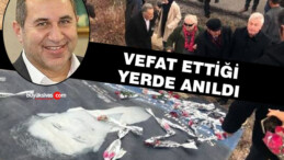 İmranlı eski Belediye Başkanı Murat Açıl kaza yerinde anıldı