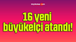 16 yeni büyükelçi atandı!