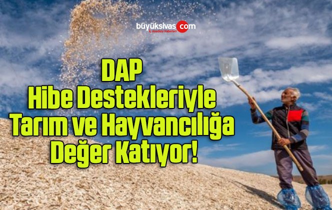 DAP Hibe Destekleriyle Tarım ve Hayvancılığa Değer Katıyor!