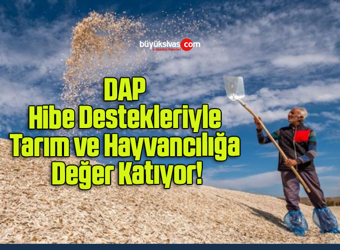 DAP Hibe Destekleriyle Tarım ve Hayvancılığa Değer Katıyor!