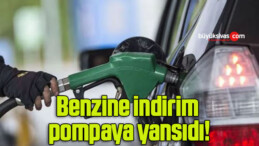 Benzine indirim pompaya yansıdı!