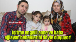 İşitme engelli anne ve baba ağlayan bebeklerini böyle duyuyor!