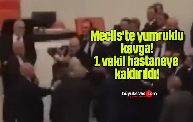 Meclis’te yumruklu kavga! 1 vekil hastaneye kaldırıldı!