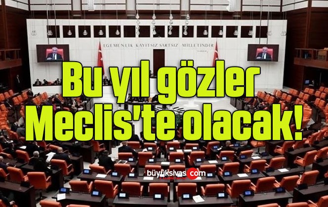 Bu yıl gözler Meclis’te olacak!