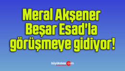 Meral Akşener Beşar Esad’la görüşmeye gidiyor!