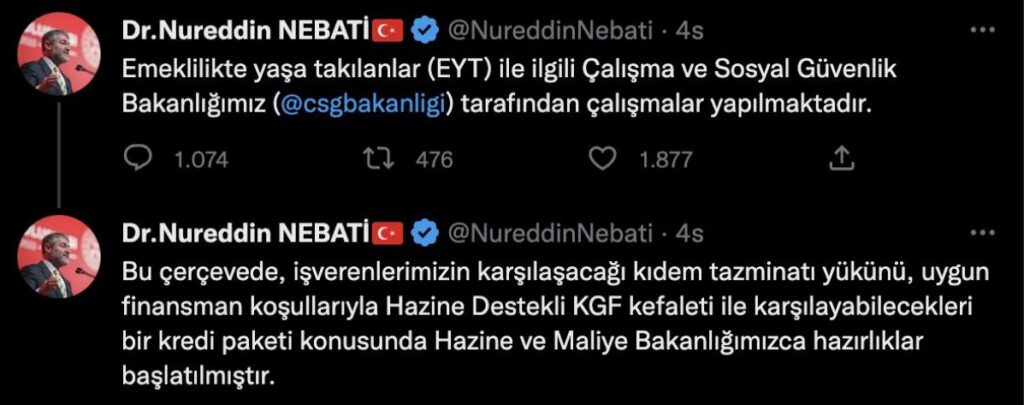 EYT Sonrası Kıdem Tazminatı Yüküne Karşı çalışmalar Başladı! - Büyük ...