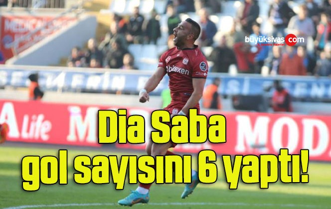 Dia Saba gol sayısını 6 yaptı!