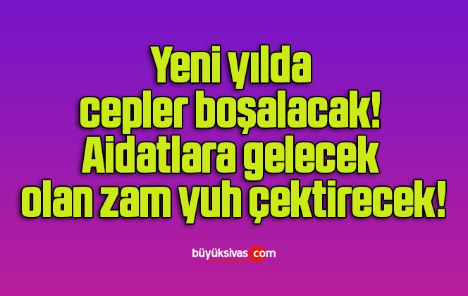 Yeni yılda cepler boşalacak! Aidatlara gelecek olan zam yuh çektirecek!