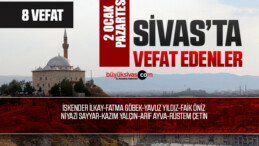 Sivas Aramızdan Ayrılanlar – Sivas’ta Ölenler -2 Ocak 2023