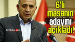 Gürsel Tekin 6’lı masanın adayını açıkladı!