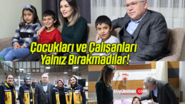 Vali Şimşek Çocukları ve Çalışanları Yalnız Bırakmadı!