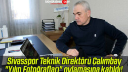 Sivasspor Teknik Direktörü Çalımbay, AA’nın “Yılın Fotoğrafları” oylamasına katıldı! 