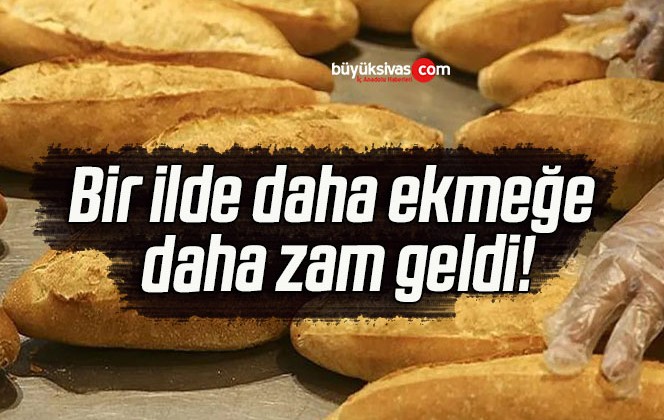 Bir ilde daha ekmeğe daha zam geldi!