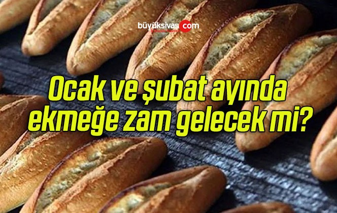 Ocak ve şubat ayında ekmeğe zam gelecek mi?