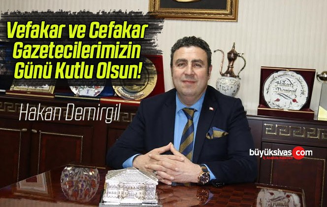 Vefakar ve Cefakar Gazetecilerimizin Günü Kutlu Olsun!